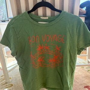 Mother Superior Bon Voyage Green Graphic Tee